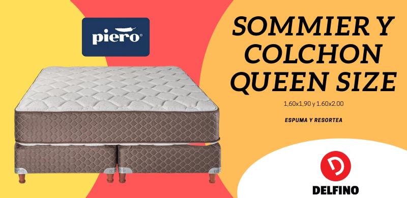 Sommier y colchón Queen - Sommier colchon Suavegom