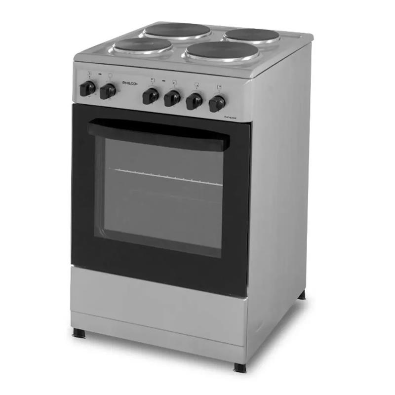 Philco - Cocina Eléctrica Philco 4 Hornallas 50 Cm Blanca