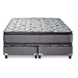 Conjunto Sommier Piero Espuma Nova Pillow Top Queen Size 160X200