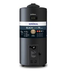 Termotanque multigas Señorial Black TSBG-75 75 lITROS Inferior/Superior