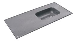 MESADA DURAFORT 1.60 X 0.60 MARMOL SINTETICO GRIS