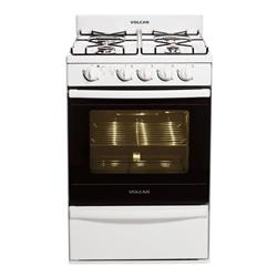 Cocina Volcan 89643VM Multigas 4 hornallas Blanca Luz Encendido