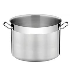 OLLA EMPRESARIAL TRAMONTINA 36CMS SIN TAPA TRIPLE FONDO