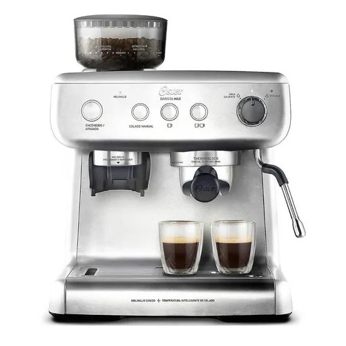 Cafetera Oster Barista Max BVSTEM7300 super automática acero inoxidable