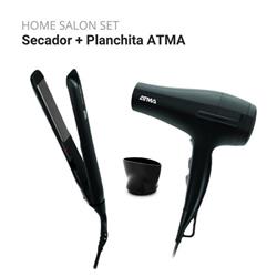 COMBO SECADOR DE PELO Y PLANCHA DE PELO ATMA CK4010N