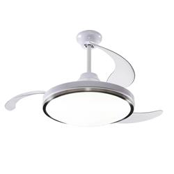 Ventilador de Techo Peabody PE-VTRDC410B Retractil Blanco