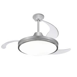 Ventilador de Techo Peabody PE-VTRDC410S Retractil Acero