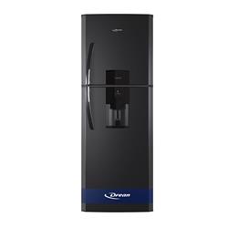 Heladera Con Freezer Drean Ciclica HDR400F11N Negra 396 Litros Black Steel