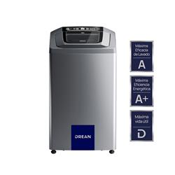 Lavarropas Automático Drean Concept Neo Fuzzy 658 Gris 6,5kg Tambor Acero