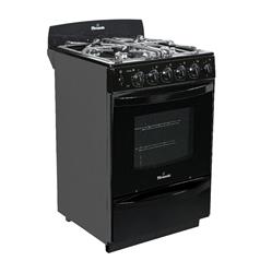 Cocina Singer Florencia 5547 Multigas Luz Encendido Negra Rejilla fundición