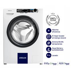 Lavarropas Carga Frontal Inverter 6 Kg Blanco Drean LFDR0606LB0