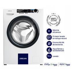 Lavarropas Carga Frontal Inverter 6 Kg Blanco Drean LFDR0608LB0 