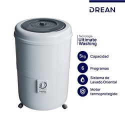 Lavarropas Semiautomatico Drean LRDR56SB0 5 Kg Blanco
