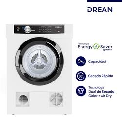 Secarropas Por Calor 9 Kg Blanco Drean Sed090vbcl0