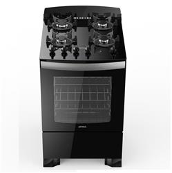 Cocina Multigas Atma 94ccmo56n Mesada Vidrio Templ