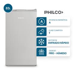 Heladera Philco Bajo Mesada 93L Plata PHBM093P2
