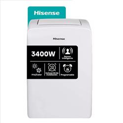 Aire Acondicionado Portátil Hisense 3400 w Frío Calor AP12HR4SEJS00PI
