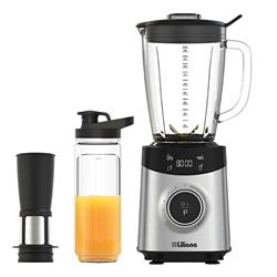 Licuadora Liliana Digimix Al700 1800 Watts Display Led 1,8 L Gris Y Negro