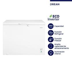  Freezer Horizontal Inverter Drean FHDR293CB 293Lts Blanco