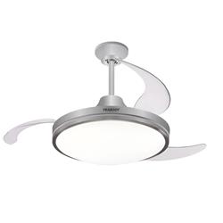 Ventilador De Techo Peabody Pe-vtrdc425s 42 Retráctil Cantidad de aspas 3 Estructura Silver