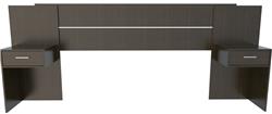 RESPALDO SOMMIER TABLES 6424 WENGUE 1.40/1.60